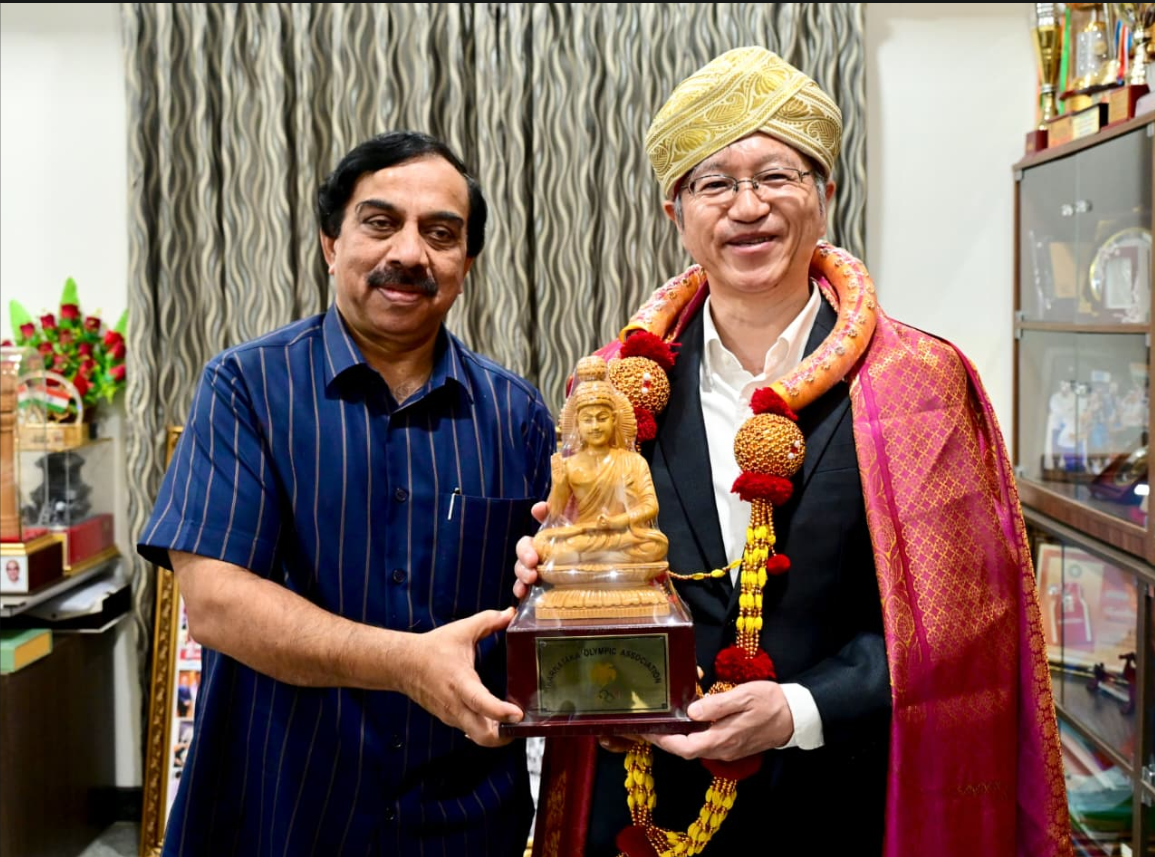 Japan Consul General Hiroshi Nawata Visits Karnataka Olympic Association Office in Bengaluru